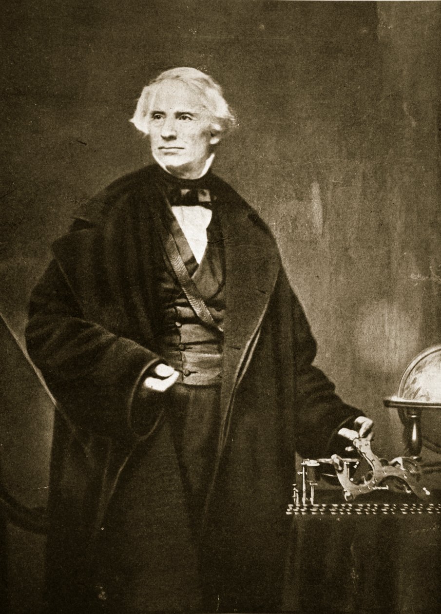 Samuel Finley Breese Morse na Academy of Design em Nova York, 1841 de Mathew B. Brady