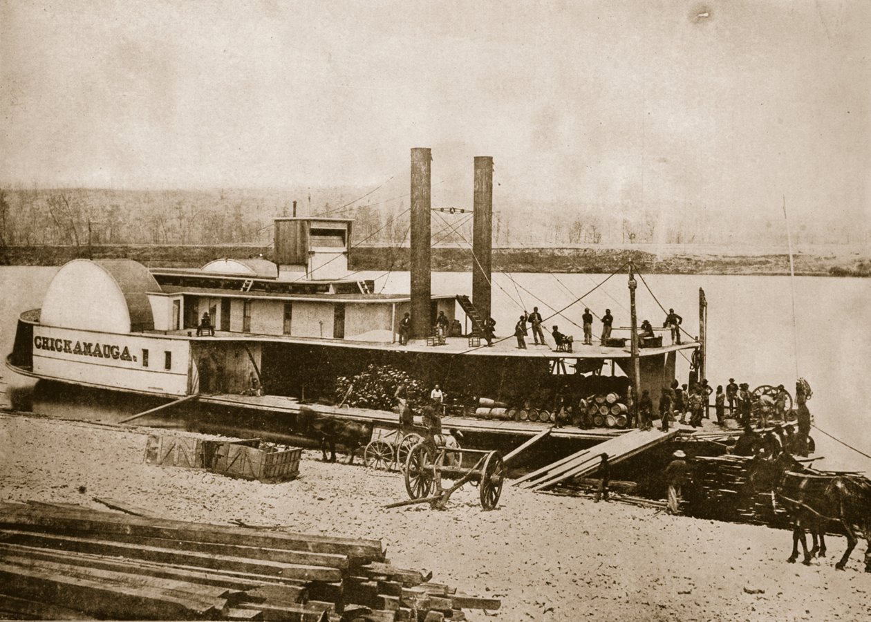 Transporte de suprimentos, 1861-65 de Mathew B. Brady