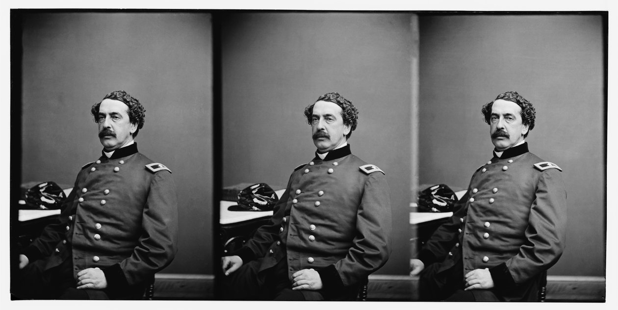 Brig da união. General Abner Doubleday, início de 1862 de Mathew B. Brady