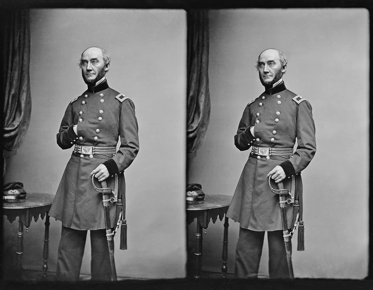 Brig da união. Gen. George W. Cullum, ca. Novembro de 1861 de Mathew B. Brady