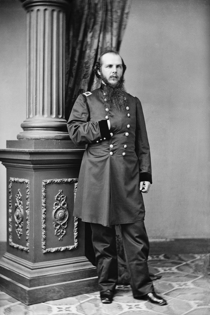 Brig da união. Gen. John M. Schofield, final de 1861 de Mathew B. Brady