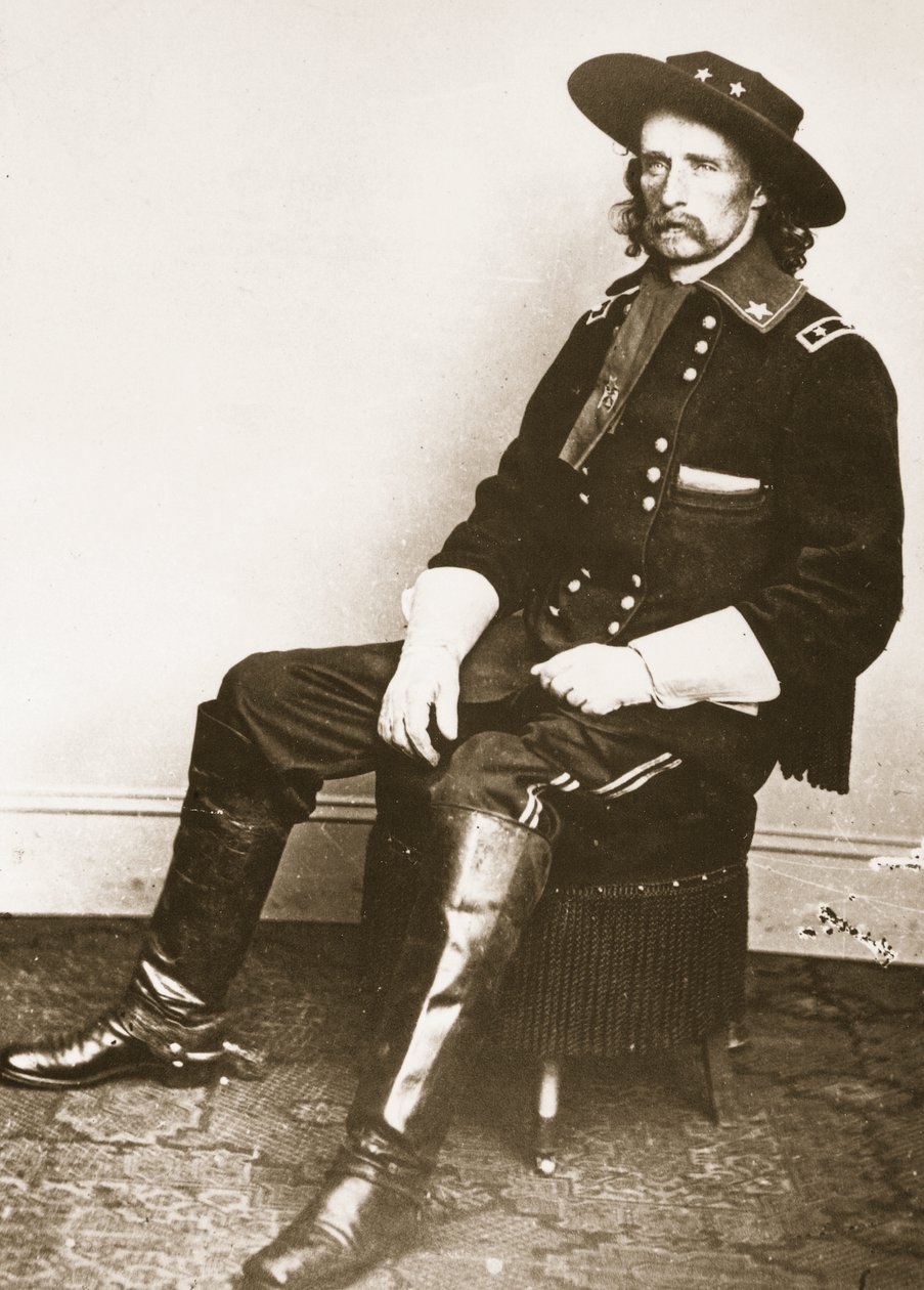George Armstrong Custer (fotogravura) de Mathew B. Brady