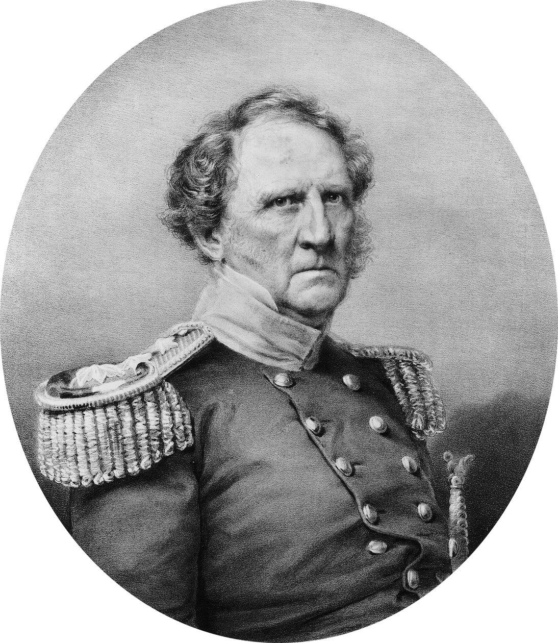 Major-General Winfield Scott de Mathew B. Brady