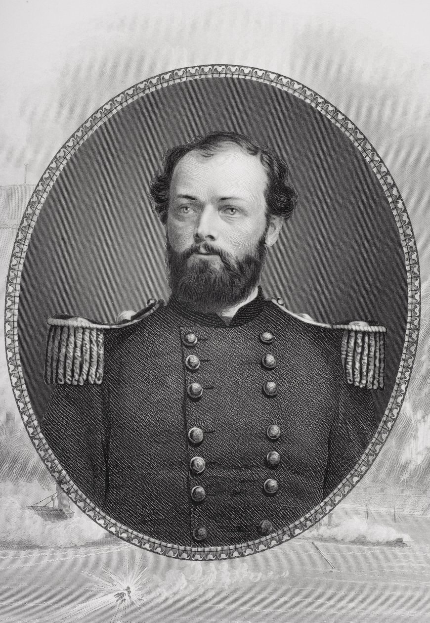 Retrato do General Quincy Adams Gillmore (1825-88) de Mathew B. Brady