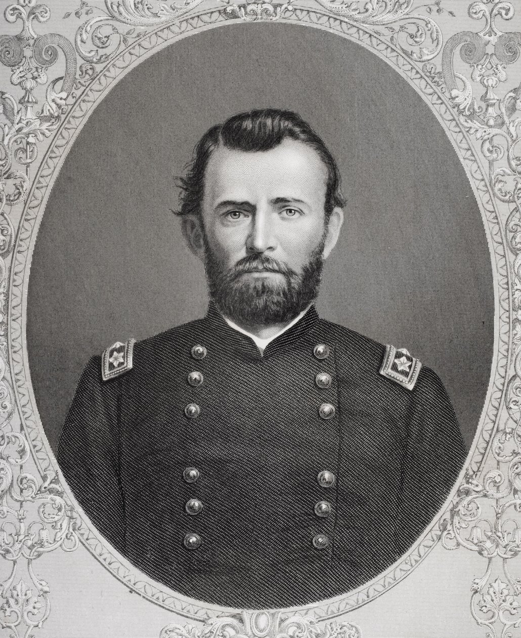 Retrato de Ulysses S. Grant (1822-85) de Mathew B. Brady