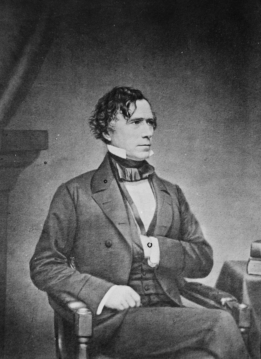 Presidente Franklin Pierce, 1855-65 de Mathew B. Brady