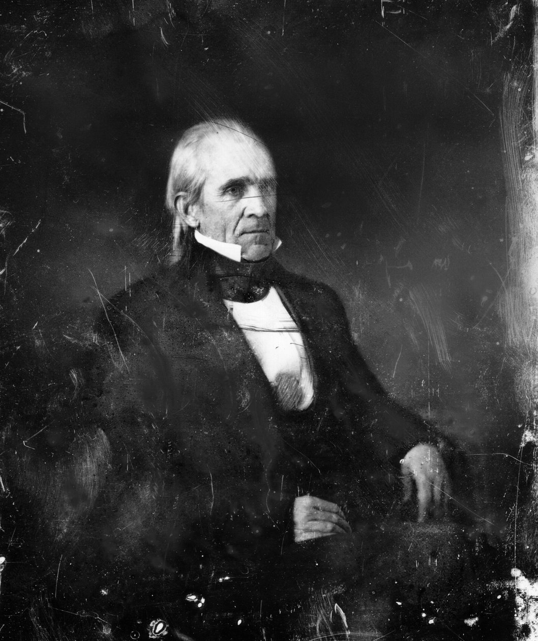 Presidente James Knox Polk (daguerreotype) de Mathew B. Brady