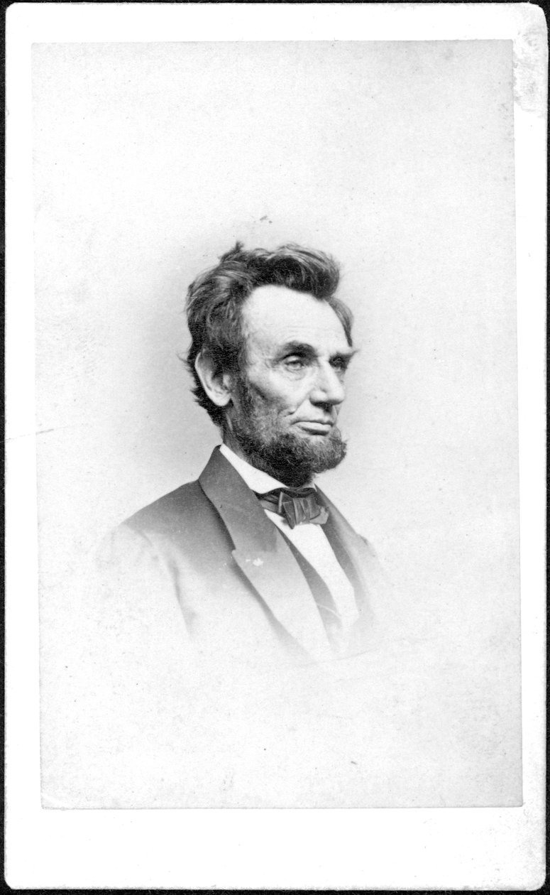 Presidente Lincoln na última semana de sua vida, 1865 de Mathew B. Brady