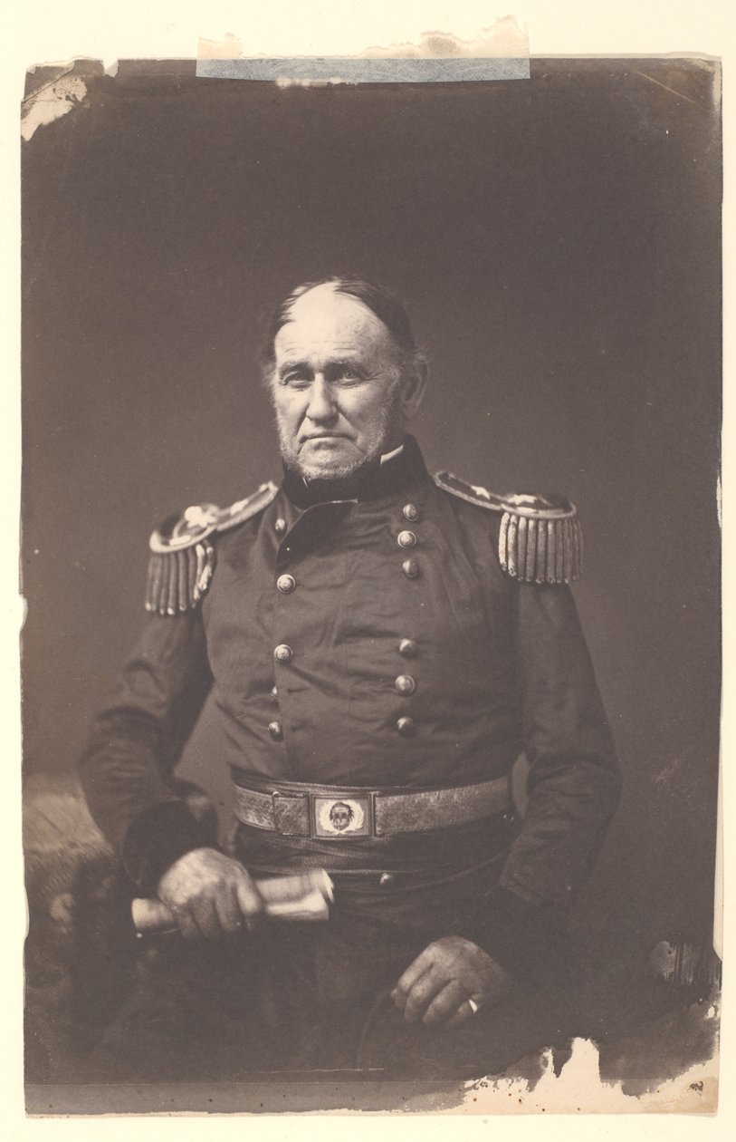Major-General David E. Twiggs de Mathew B. Brady