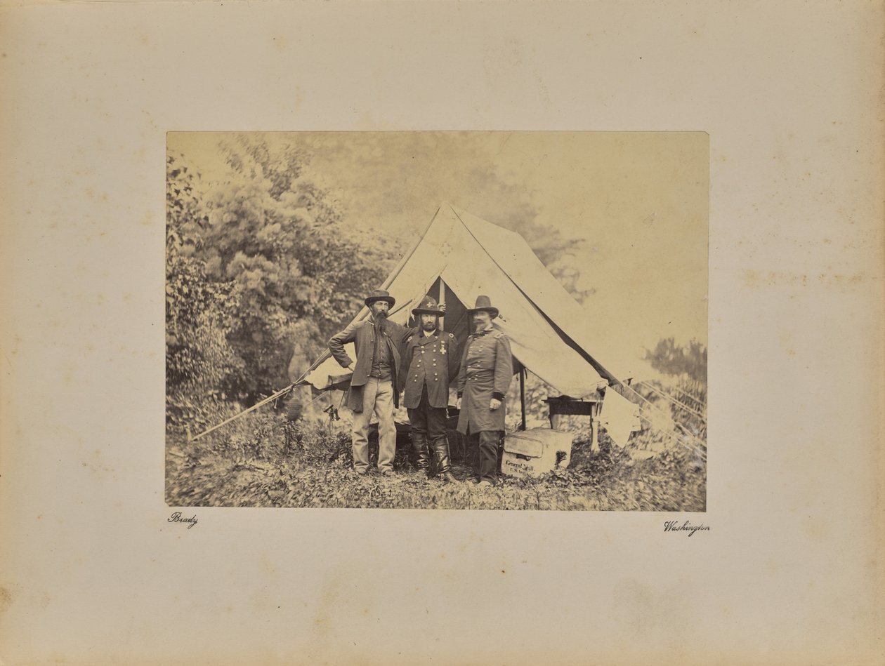 Martindale e Russell e Neil [sic] de Mathew B. Brady