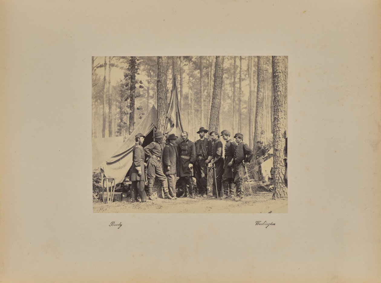 Oleiro e pessoal de Mathew B. Brady