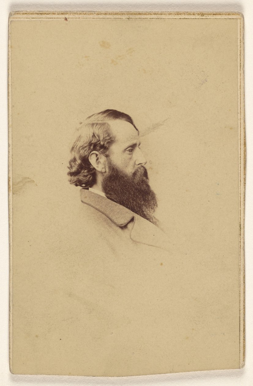 [Homem de barba comprida não identificado de perfil]. de Mathew B. Brady