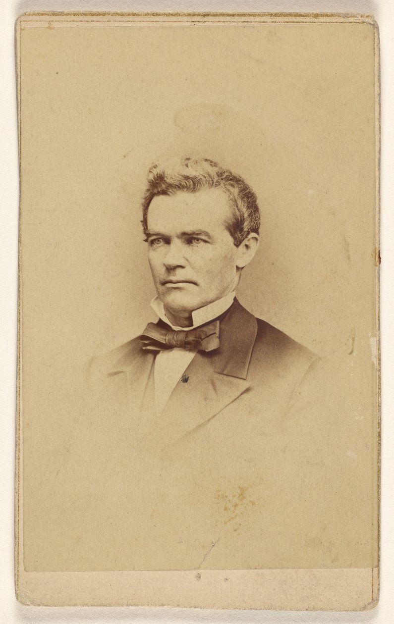 [Homem não identificado, impresso em estilo vinheta] de Mathew B. Brady