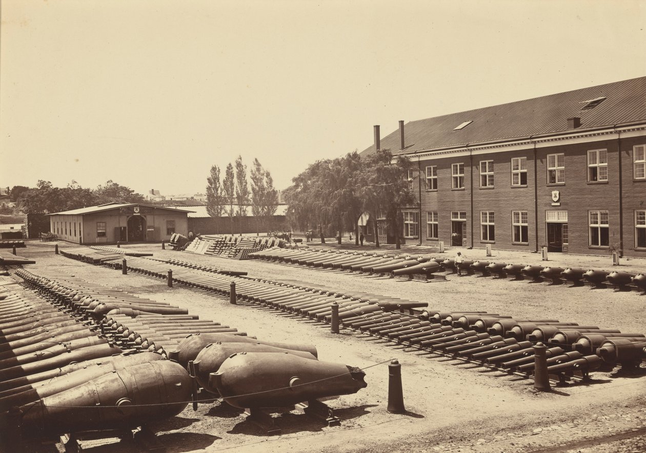 Vistas do estaleiro de artilharia naval, Washington, D.C., junho de Mathew B. Brady