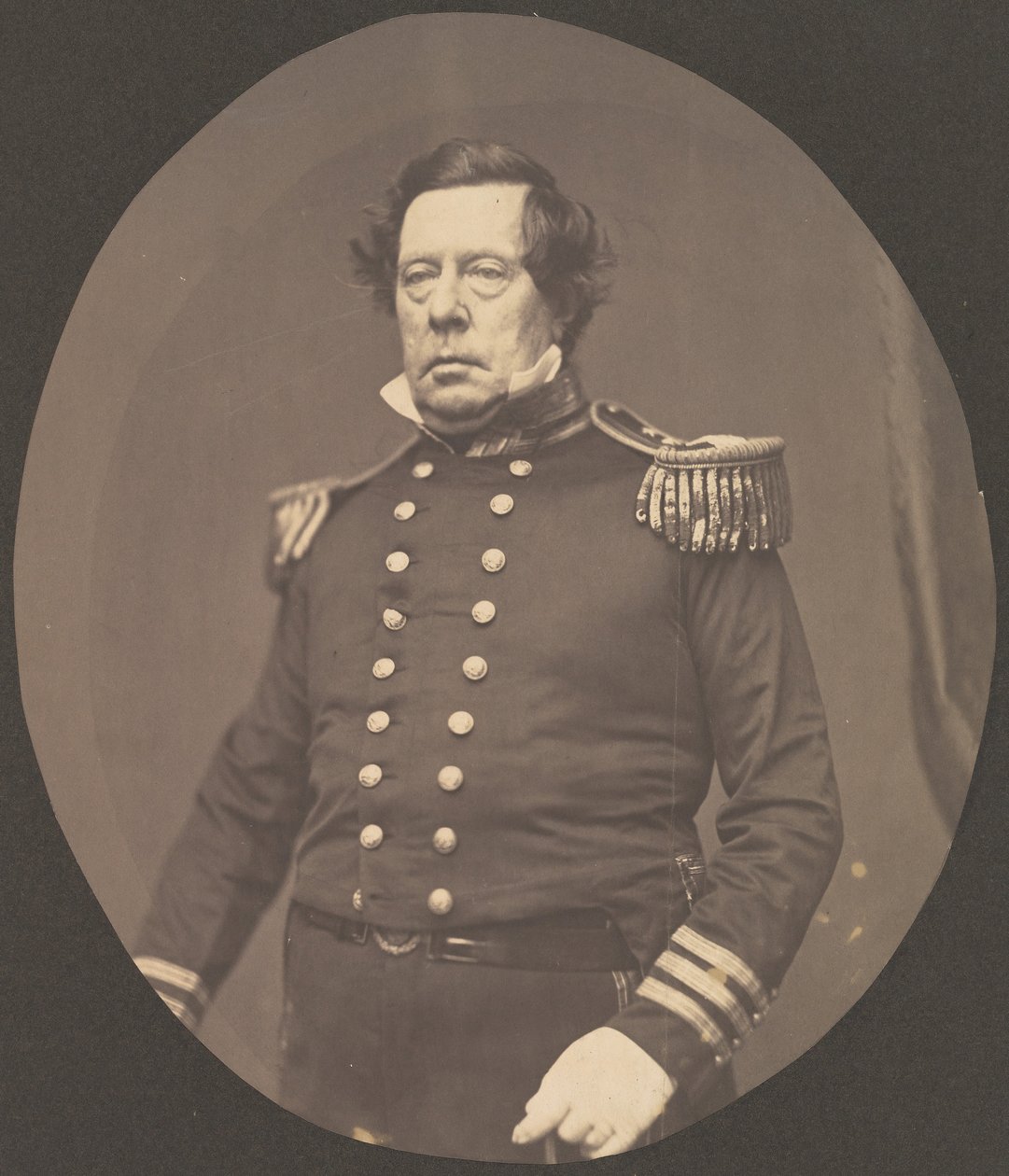 [Comodoro Matthew Calbraith Perry], 1856-58. de Mathew Brady