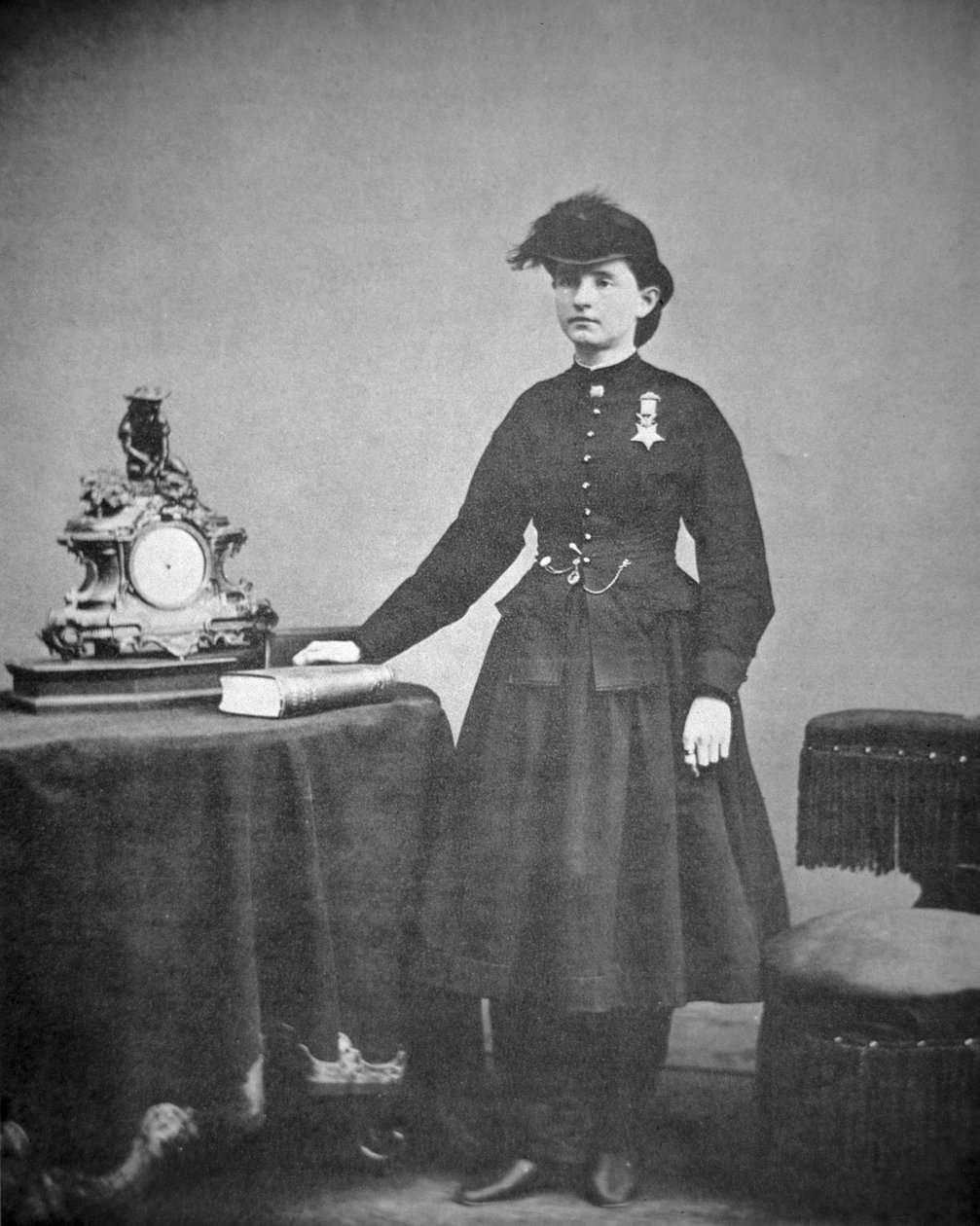 Dra. Mary Edwards Walker (1832-1919) (foto a p/b) de Mathew Brady