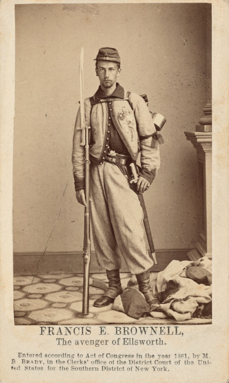 Francis E. Brownell, 1861 (foto) de Mathew Brady