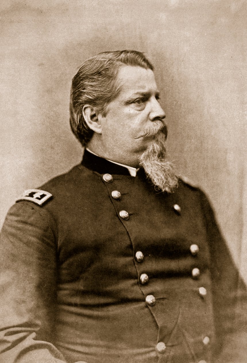 General Winfield Scott Hancock, 1861-65 (foto sépia) de Mathew B. Brady