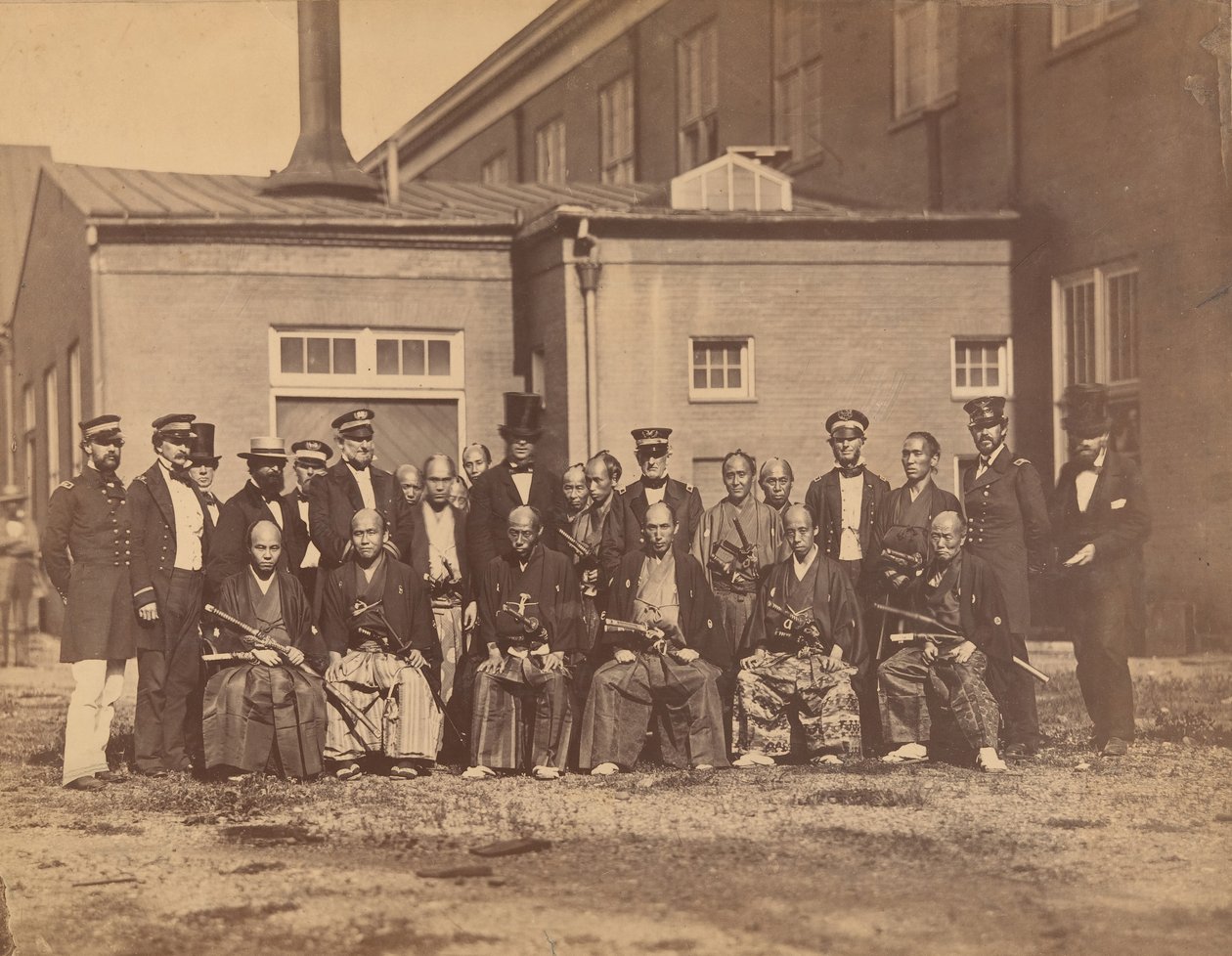 [Embaixada do Japão, Navy Yard, Washington, DC], 1860. de Mathew Brady