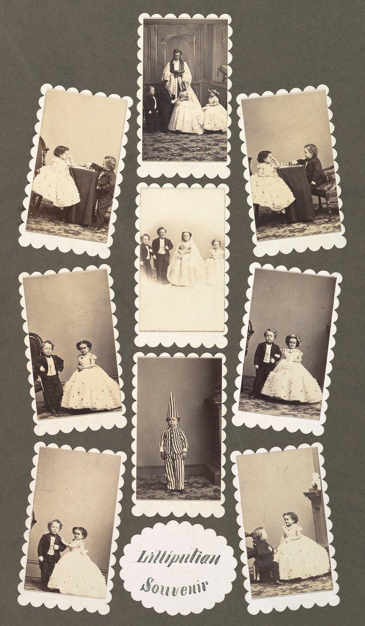 Lilliputian Souvenir, 1862-63. de Mathew Brady
