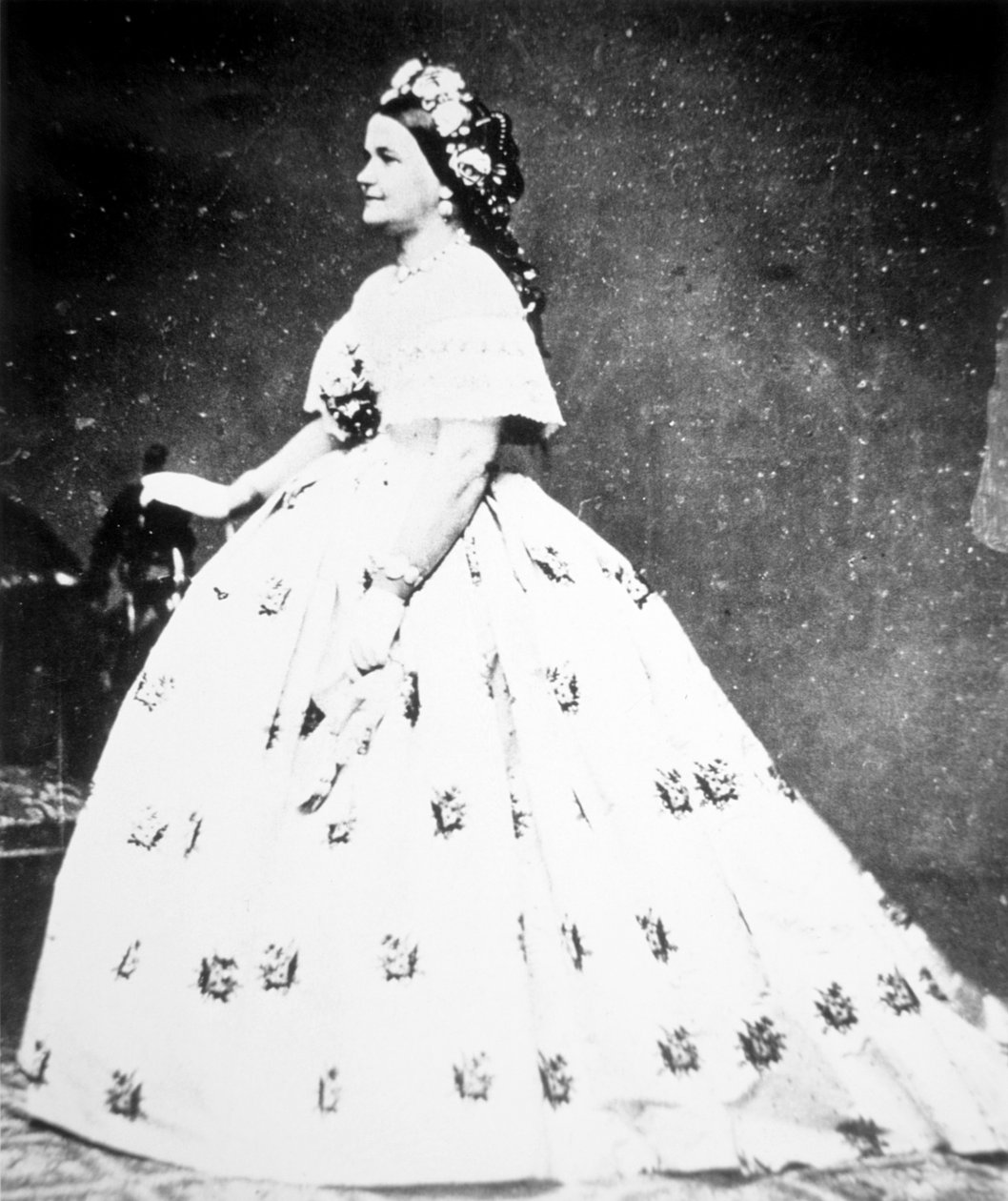 Mary Lincoln (1818-82) 1861 (foto a p/b) de Mathew Brady