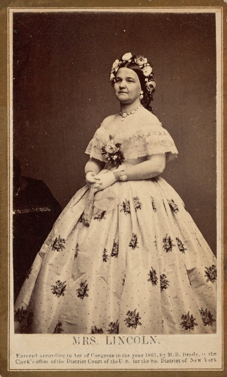 Mary Todd Lincoln, 1861 (foto) de Mathew Brady
