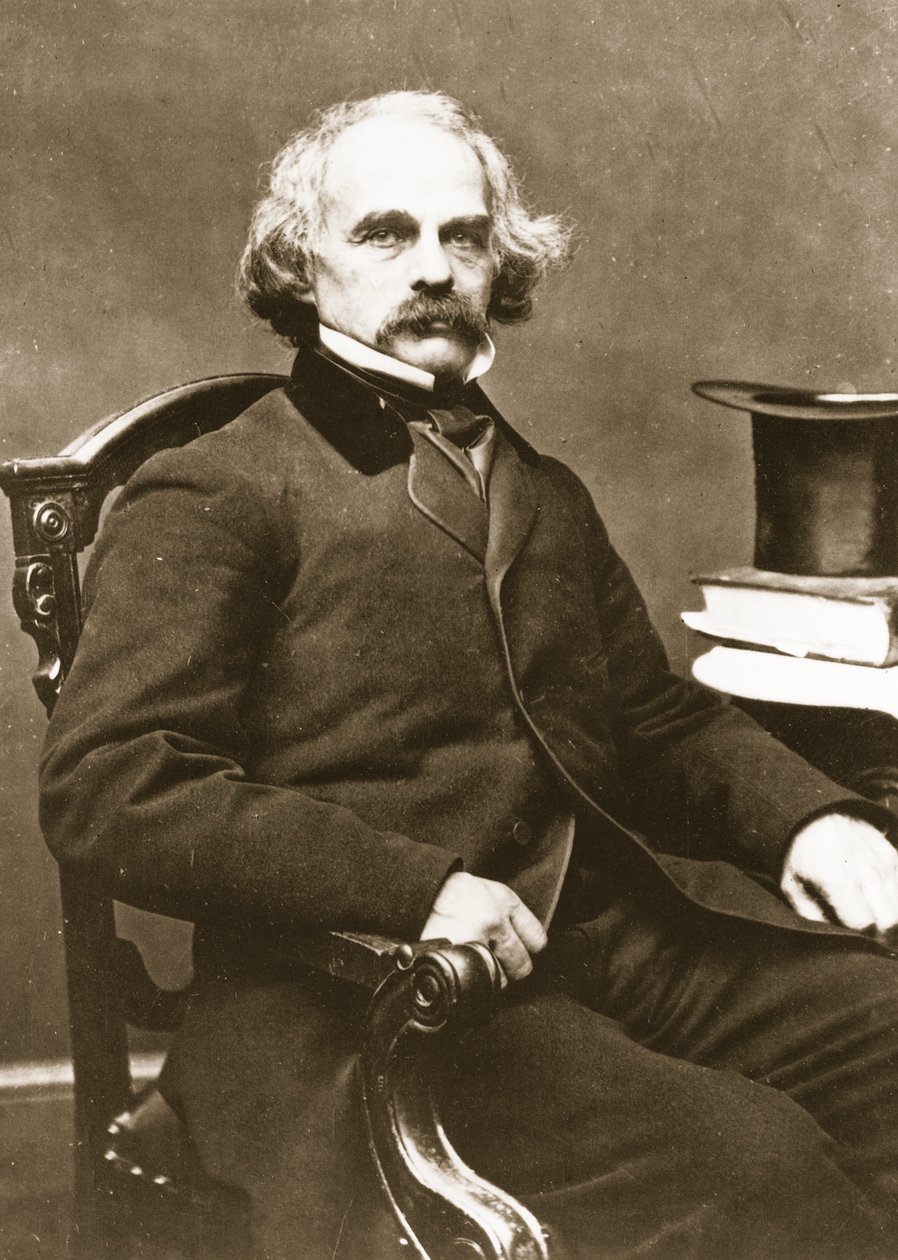 Nathaniel Hawthorne (fotogravura) de Mathew B. Brady