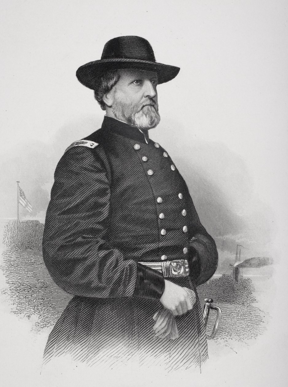 Retrato do General George Henry Thomas (1816-70) de Mathew B. Brady