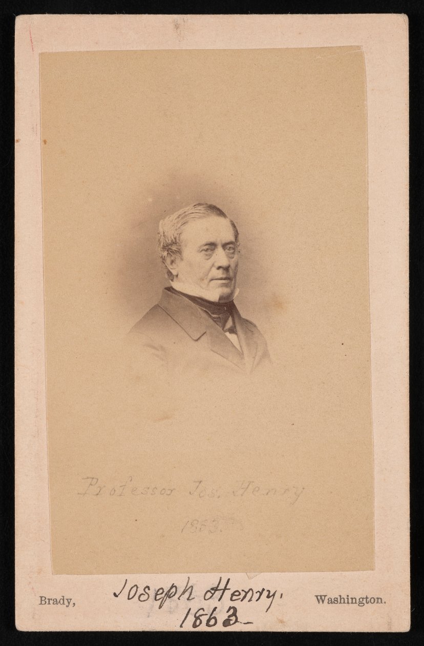 Retrato de Joseph Henry 1797-1878, 1863. de Mathew Brady