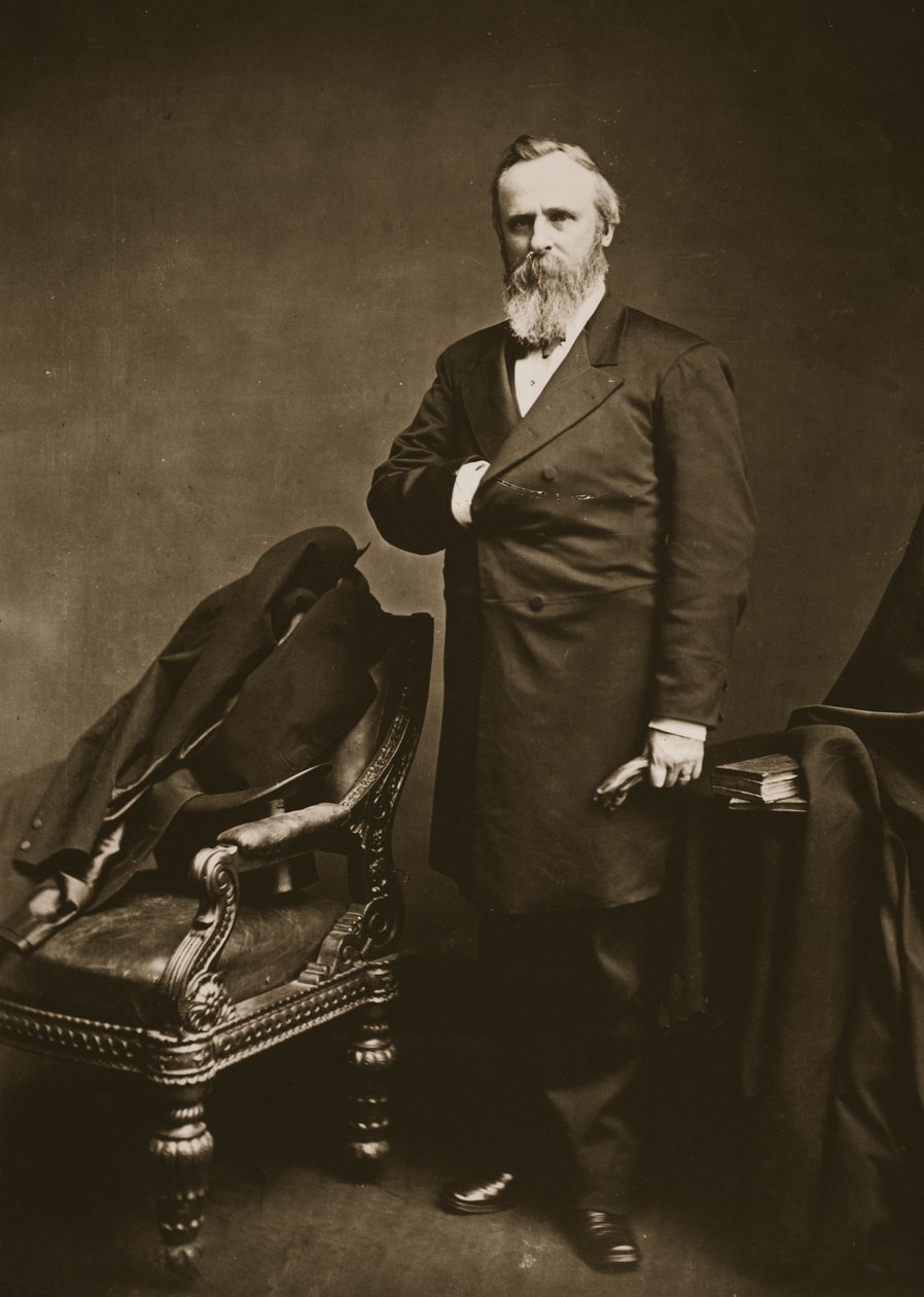 Rutherford B. Hayes (fotogravura) de Mathew B. Brady