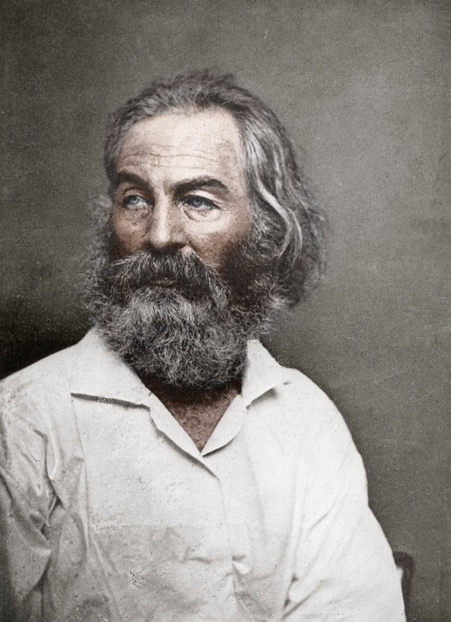 Walt Whitman, poeta americano, c1880s. de Mathew B. Brady