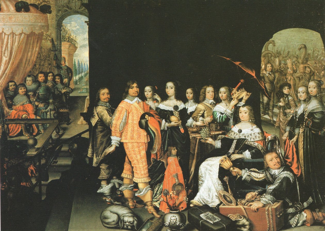 Glorificação da viúva eleitoral Elisabeth Charlotte de Brandenburg como Rainha de Saba de Mathias Czwiczek