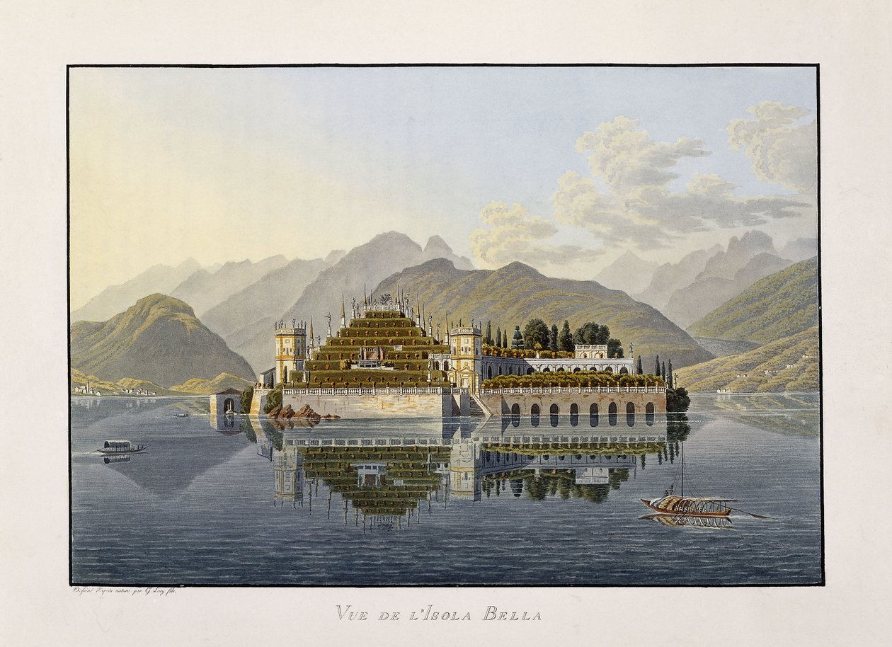 Vista de Isola Bella, 1811-1819 de Mathias Gabriel Lory