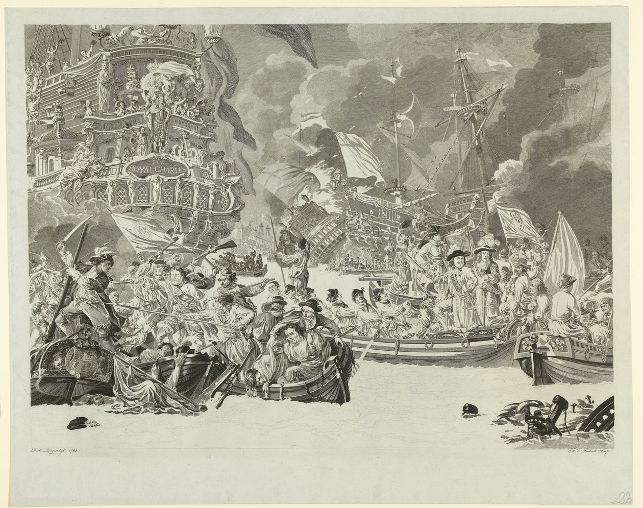 O Raid Holandês na Medway e a Captura do Carlos Real, 1667 de Mathias de Sallieth