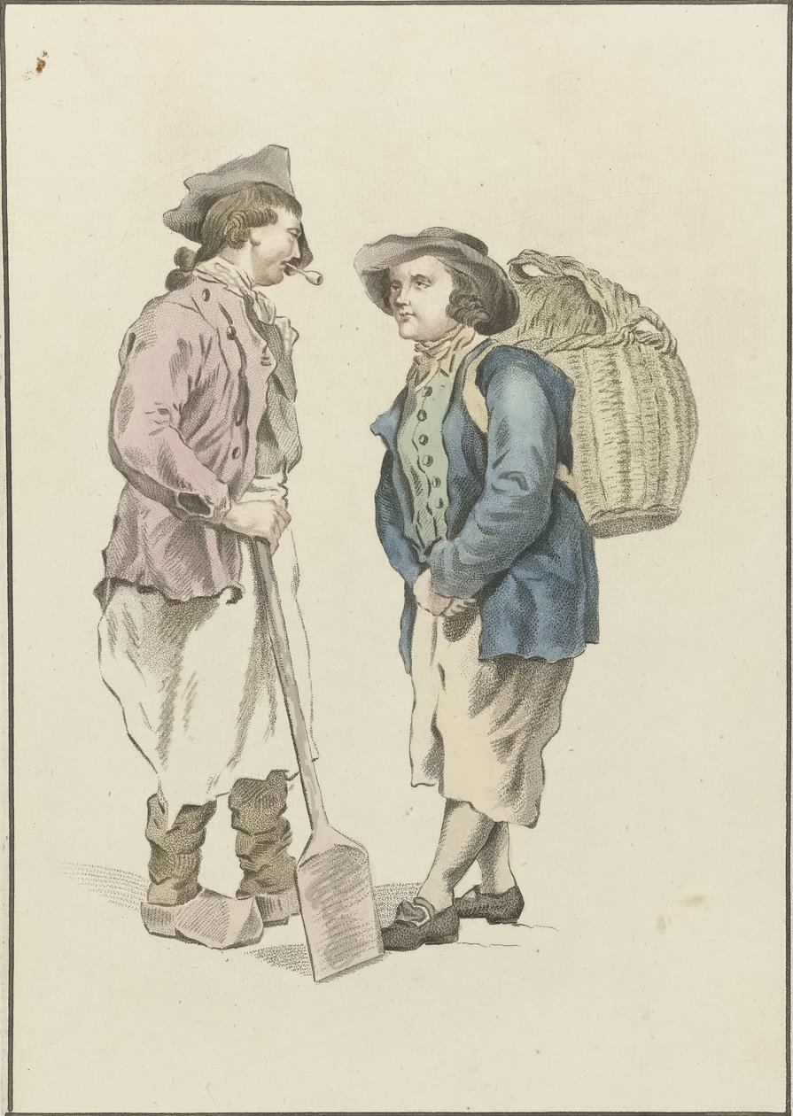 Dois fazendeiros em conversa de Mathias de Sallieth