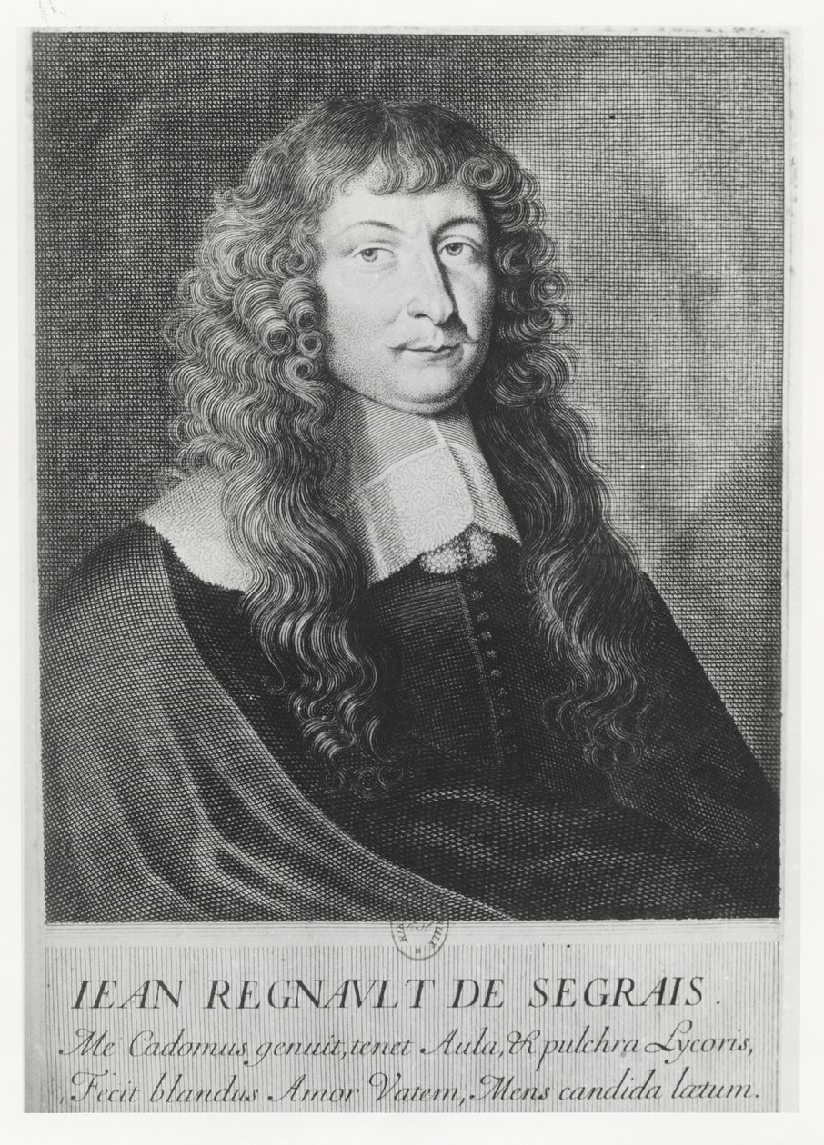 Retrato de Jean Regnault de Segrais de Mathieu Boulanger