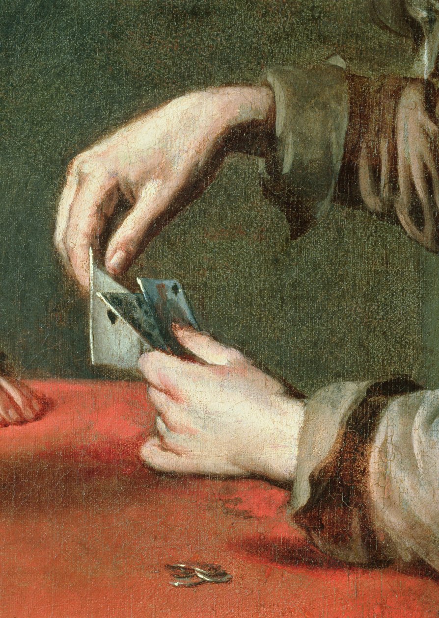 Os tapeadores óleo sobre tela detalhe de 192295 de Mathieu Le Nain