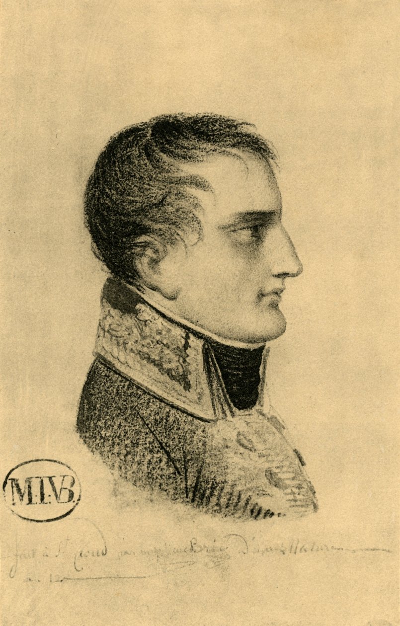 Napoleão como Primeiro Cônsul, 1803 ou 1804, 1921. de Mathieu Van Brée