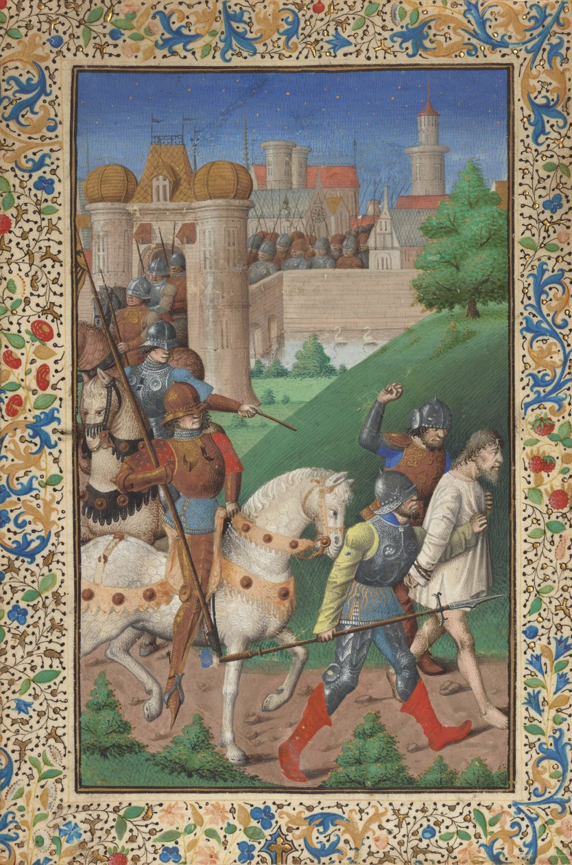 Folha de um manuscrito de Maître François