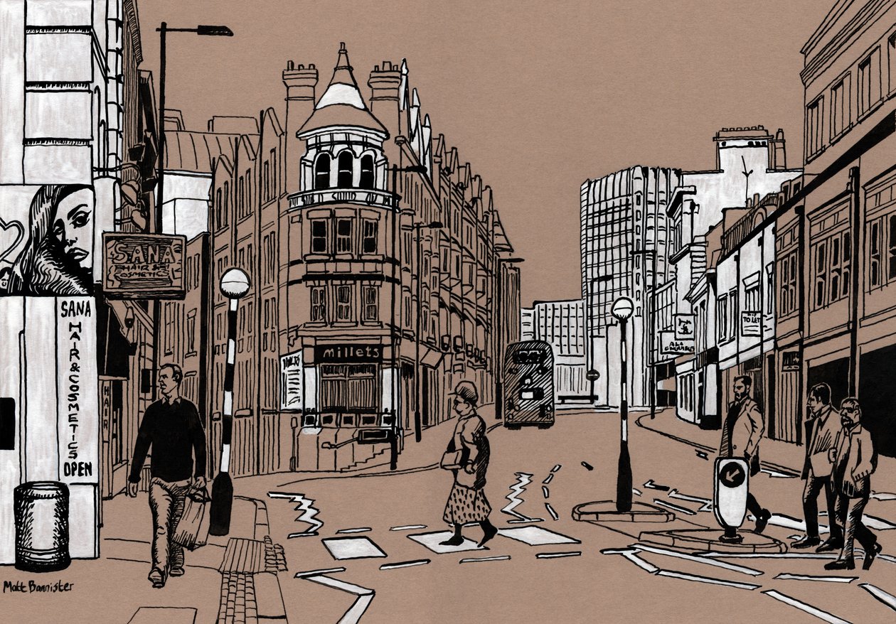 Croydon High Street, 2016 de Matt Bannister