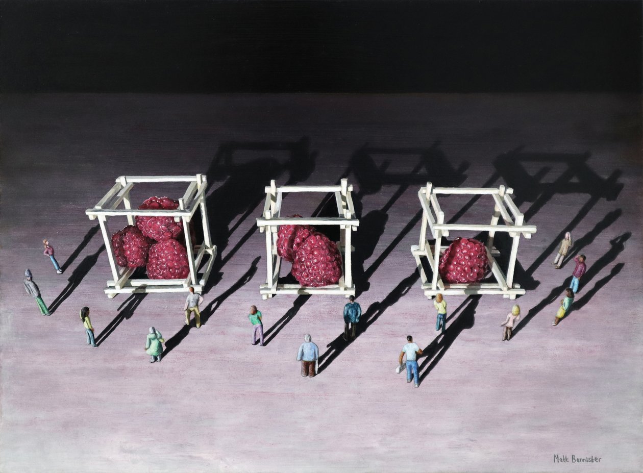 More Than One, 2021 (acrílico sobre painel) de Matt Bannister