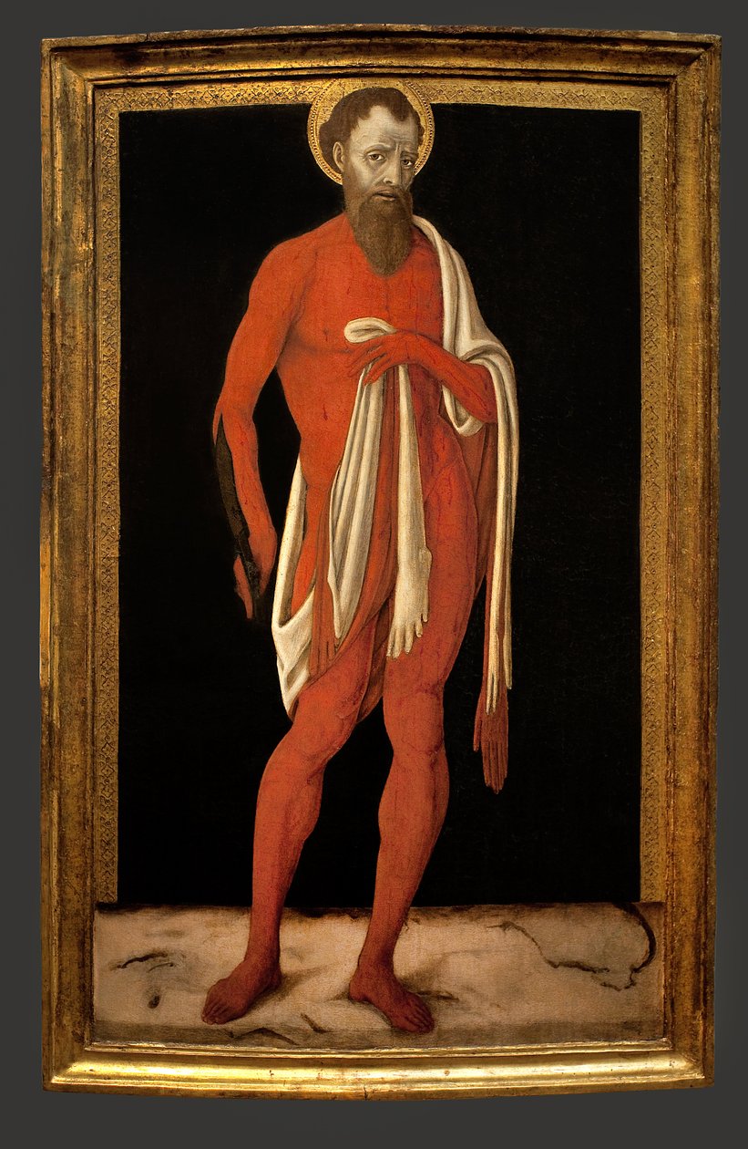São Bartolomeu, o apóstolo de Matteo di Giovanni di Bartolo