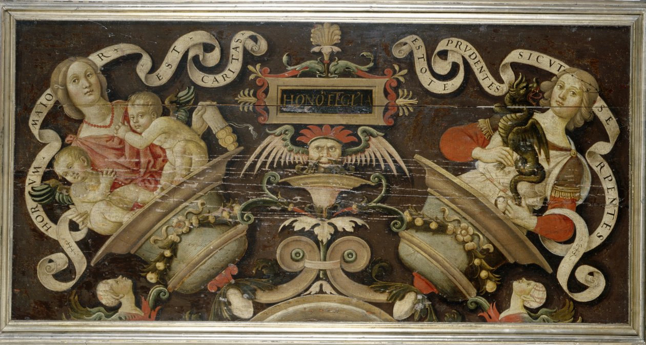 Alegorias da Virtude, c.1510-15 (tempera em madeira de pinho) de Matteo di Giuliano di Lorenzo Balducci
