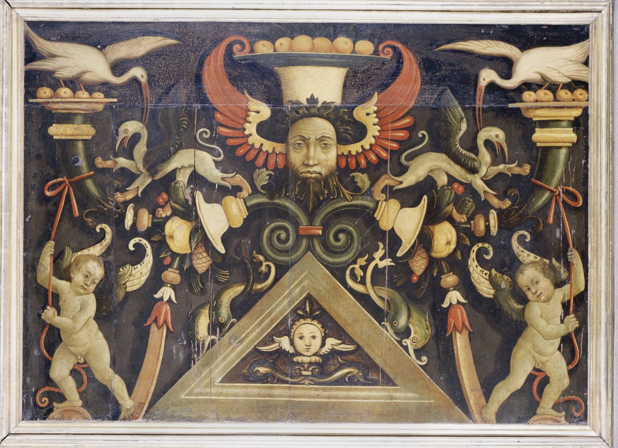 Grotescos, c.1510-15 (tempera em madeira de pinho) de Matteo di Giuliano di Lorenzo Balducci