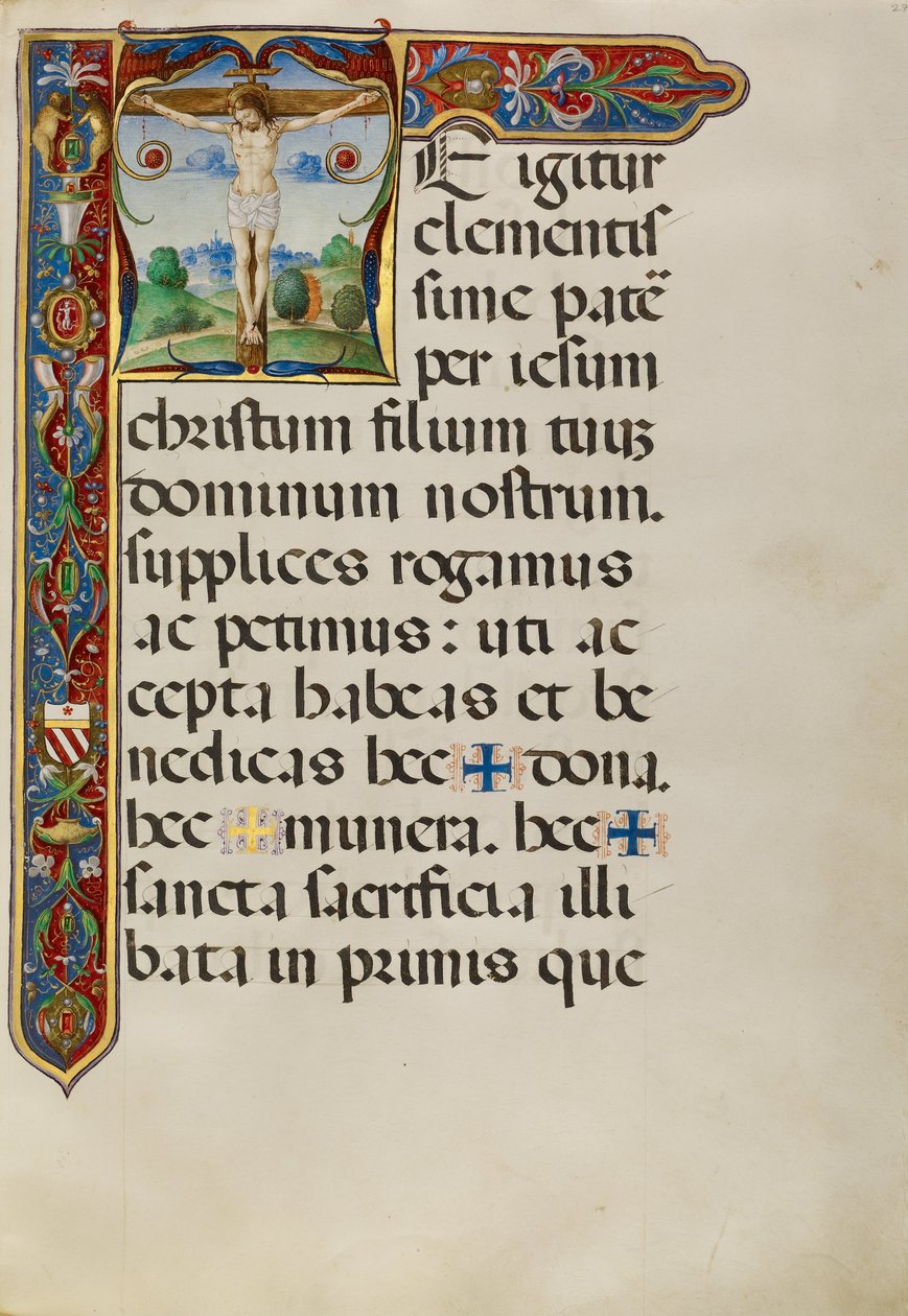 A crucificação de Matteo da Milano