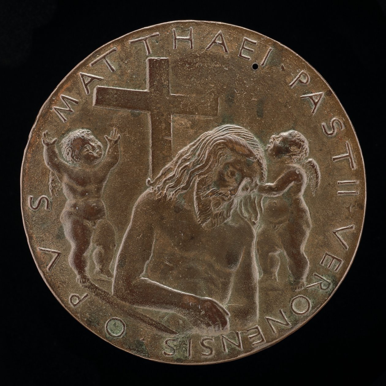 Cristo na Tumba [ao contrário], 14461450. de Matteo di Andrea de Pasti