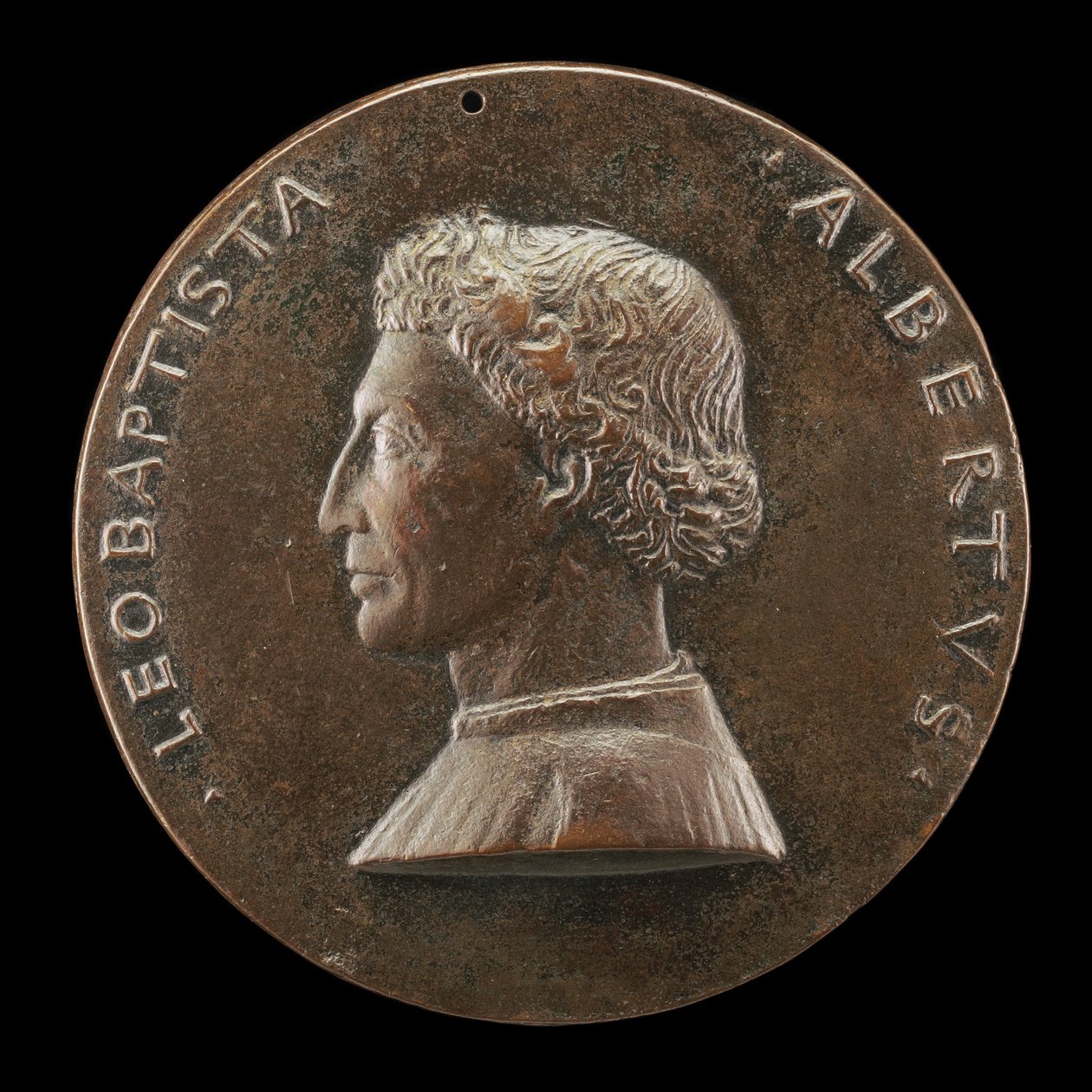 Leone Battista Alberti, 1404-1472, Arquiteto e Escritor sobre Arte e Ciência [anverso], 14461450. de Matteo di Andrea de Pasti