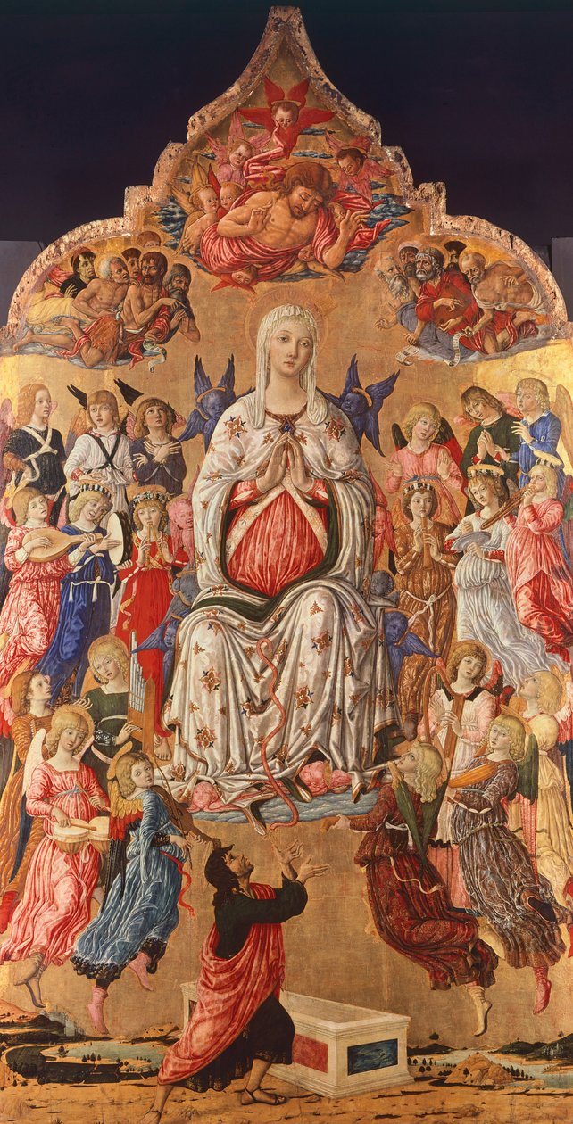 Madonna of the belt, de Matteo di Giovanni (ca. 1430-1495) de Matteo di Giovanni