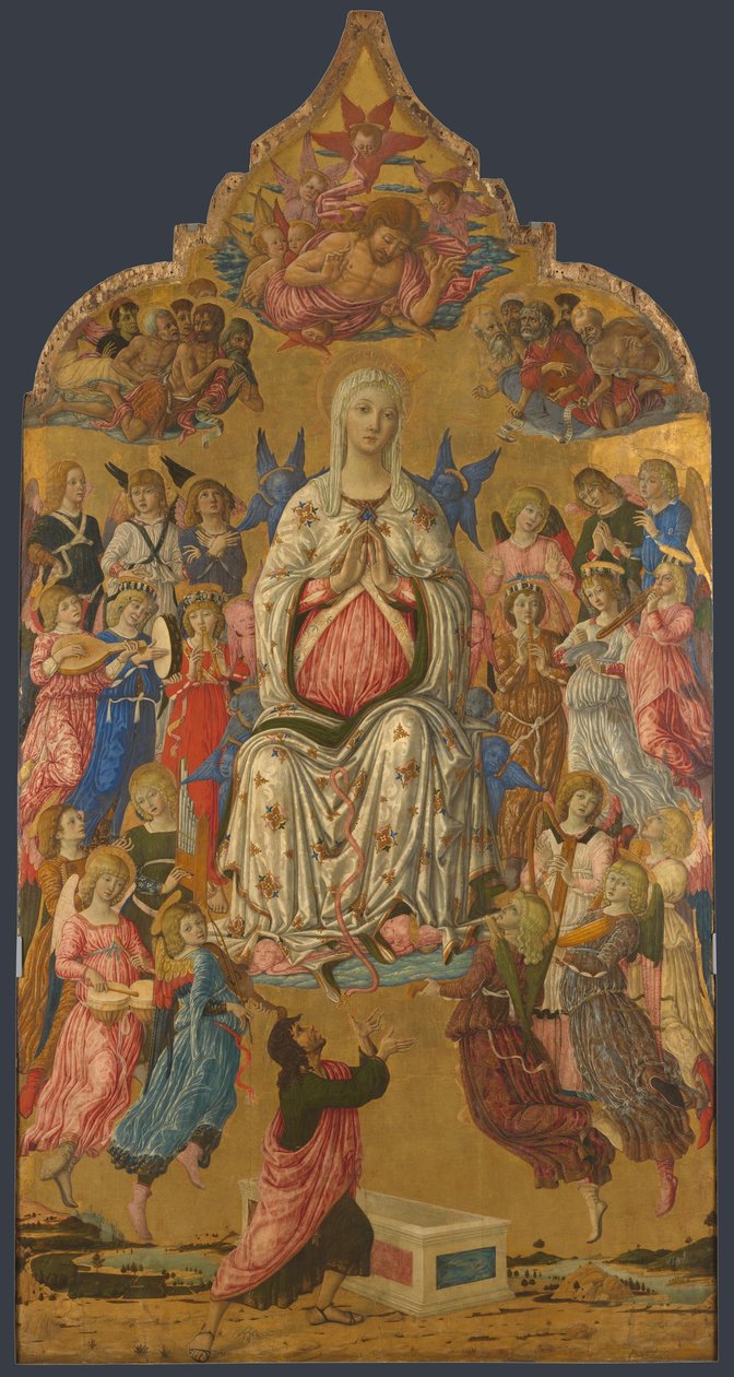 A Assunção da Virgem, 1474 de Matteo di Giovanni