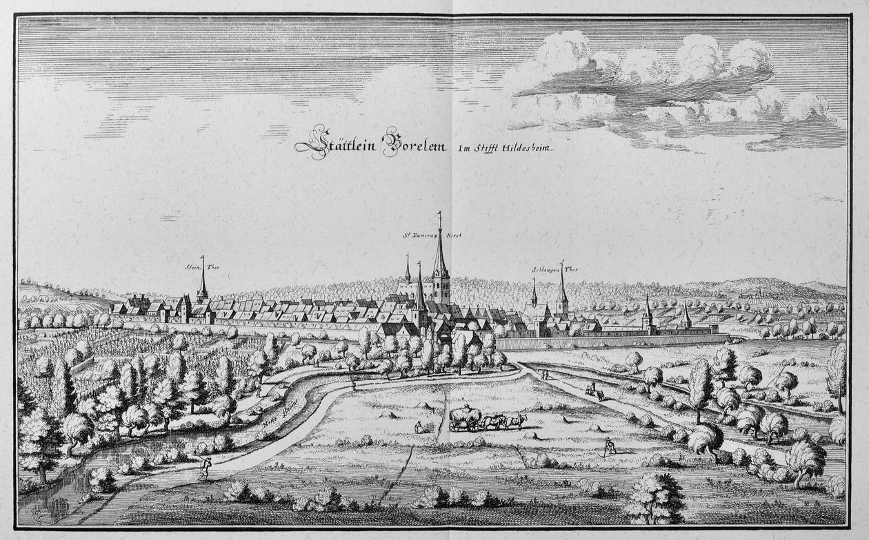 Bockenem, Baixa Saxónia, Alemanha de Matthaus Merian